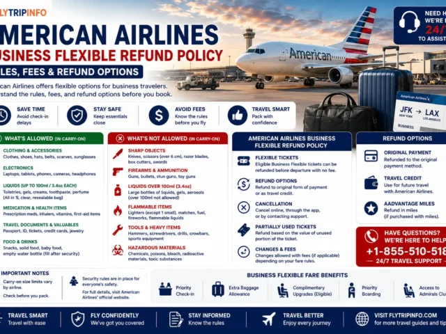 American Airlines Business Flexible Refund Policy: Rules, Fees & Refund Options