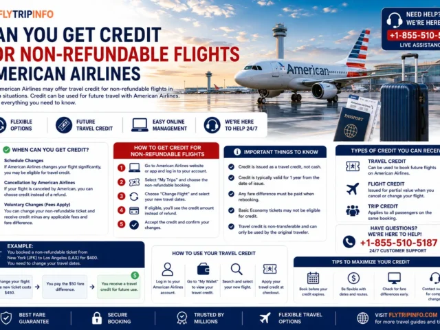 Can You Get Credit for Non Refundable Flights American Airlines