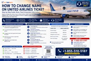 How To Change Name On United Airlines Ticket
