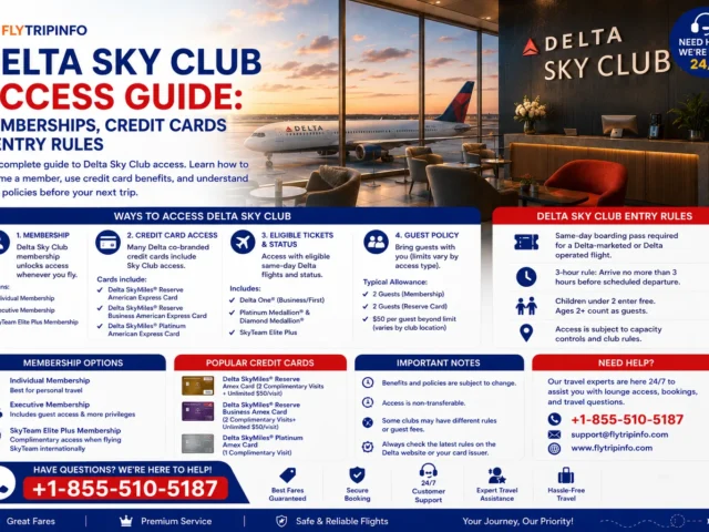Delta Sky Club Access Guide: Memberships, Credit Cards & Entry Rules