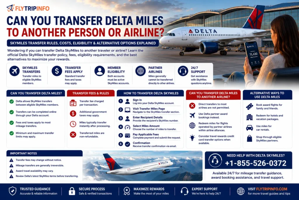 Transfer Delta SkyMiles to another person or partner airline guide