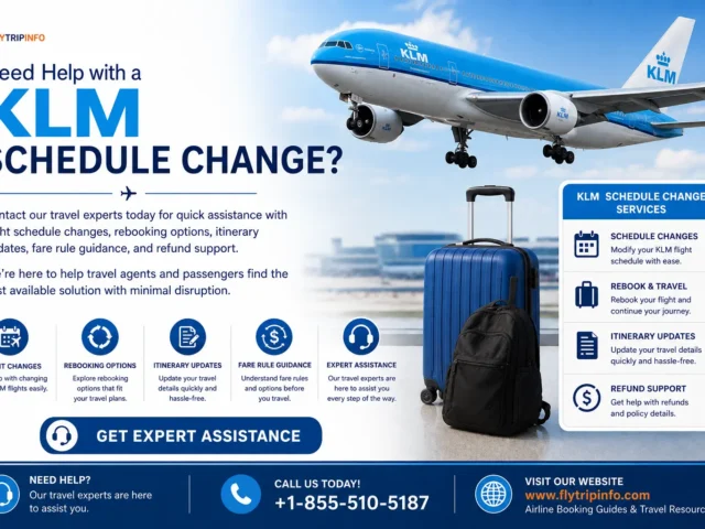 KLM Schedule Change Policy for Travel Agents