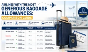 Airlines with the Most Generous Baggage Allowances: Comparison Guide