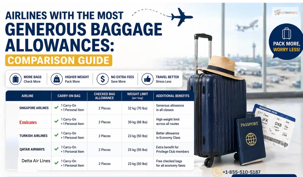 Airlines with the Most Generous Baggage Allowances_ Comparison Guide