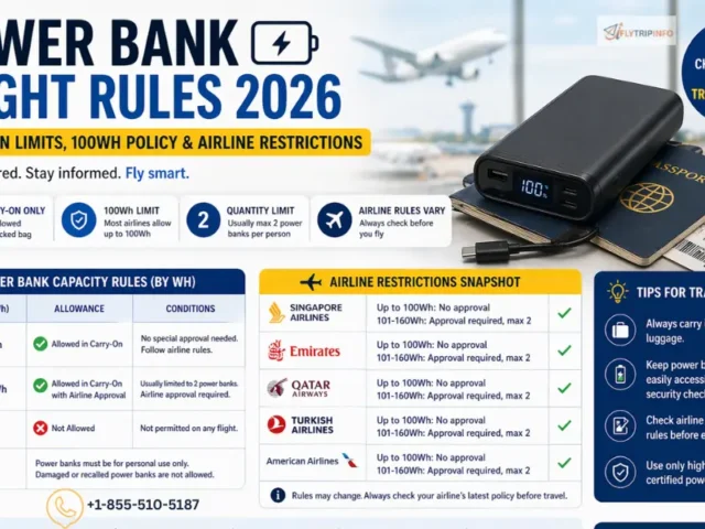 Power Bank Flight Rules 2026: Carry-On Limits, 100Wh Policy & Airline Restrictions