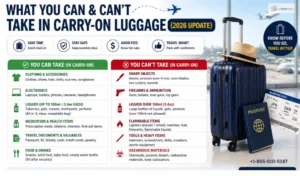 What You Can & Can’t Take in Carry-On Luggage (2026 Update)
