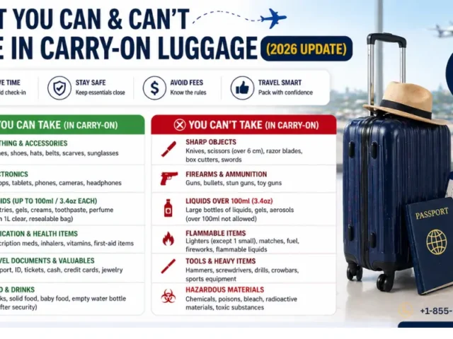 What You Can & Can’t Take in Carry-On Luggage (2026 Update)