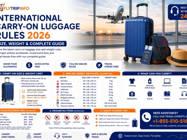 International Carry-On Luggage Rules 2026 – Size, Weight