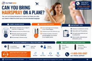Can you bring hairspray on a plane