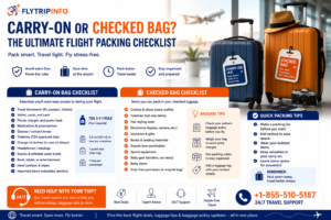 Carry-On or Checked Bag? The Ultimate Flight Packing Checklist