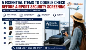 5 Essential Items to Double Check Before Airport Security Screening