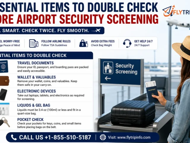 5 Essential Items to Double Check Before Airport Security Screening