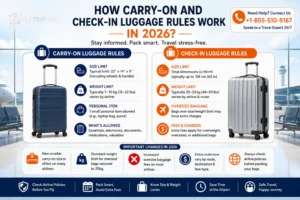 How Carry-On and Check-In Luggage Rules Work in 2026?