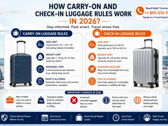 How Carry-On and Check-In Luggage Rules Work in 2026?