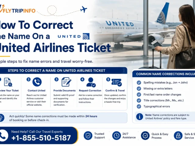 How To Correct the Name On a United Airlines Ticket