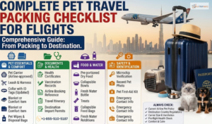 Complete Pet Travel Packing Checklist for Flights