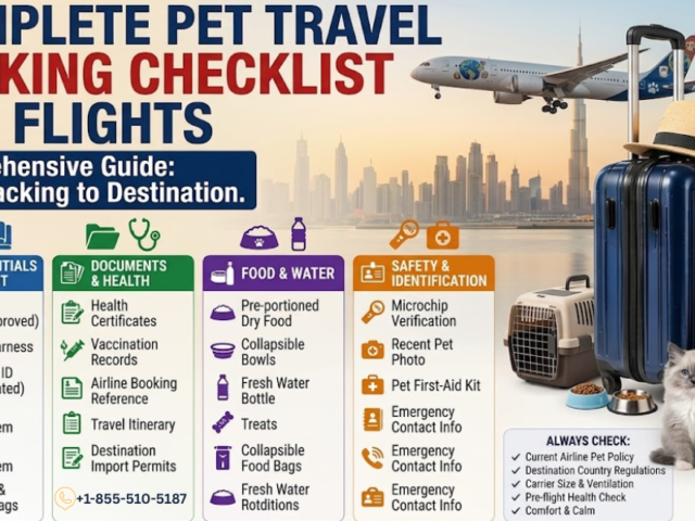 Complete Pet Travel Packing Checklist for Flights