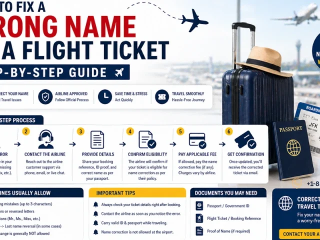 How to Fix a Wrong Name on a Flight Ticket (Step-by-Step Guide)