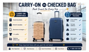 How to Pack a Carry-On Vs a Checked Bag