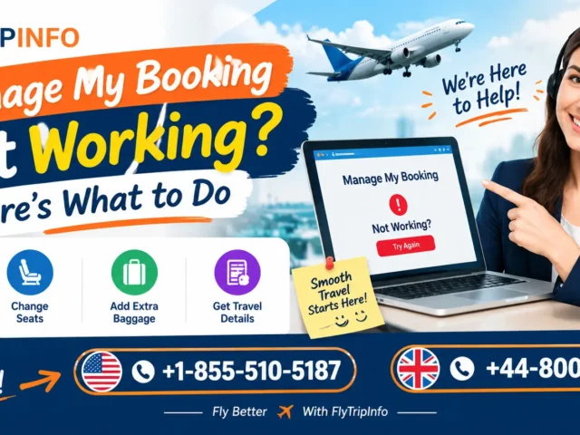Manage My Booking Not Working? Here’s What to Do