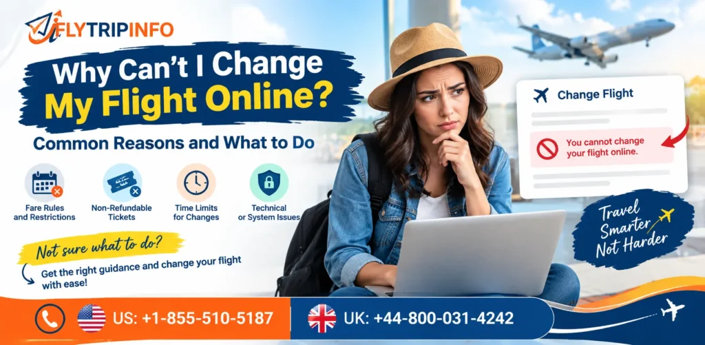 Why Can’t I Change My Flight Online? Common Reasons and What to Do